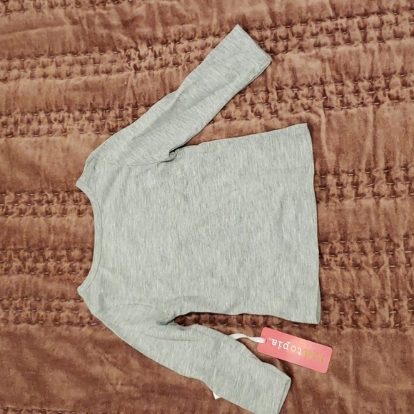 Sparkle heart long sleeve tee girl 12 months - Picture 2 of 3